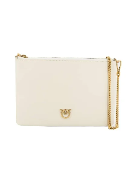 PINKO Geantă Flat Classic PE 23 PCPL Écru alb
