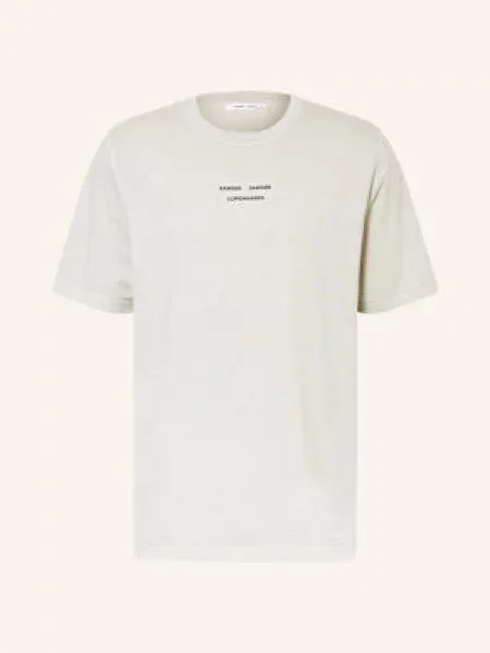Samsøe Samsøe T-Shirt Samarcus beige beżowa