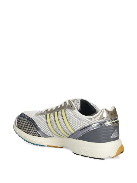 Sneakerși Adidas Adizero cu dungi din piele de căprioară negru