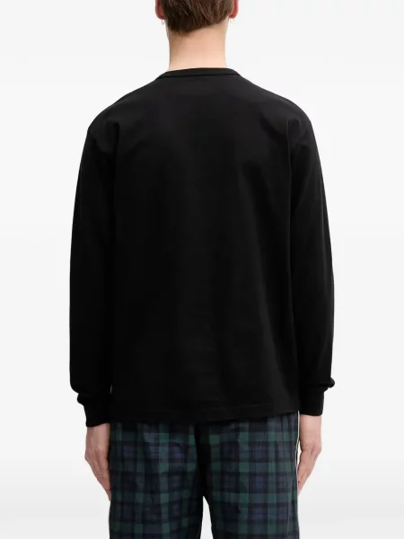 Lung tricou Neighborhood negru