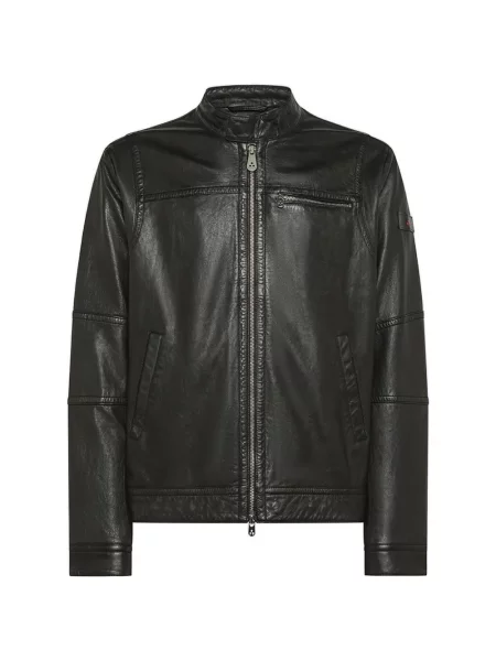 Geanta de piele Peuterey negru
