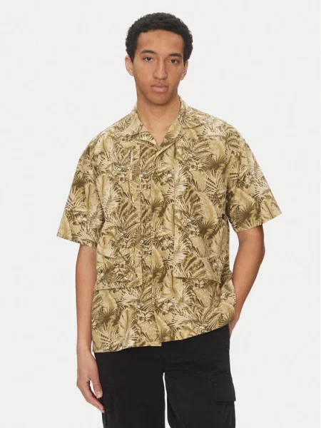 Alpha Industries Marškiniai Honolulu Safari žalia
