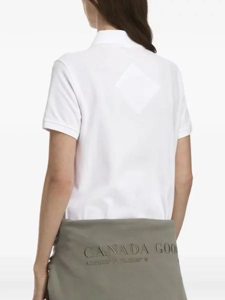 Polo Canada Goose alb