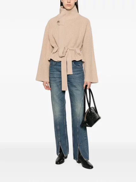 Cu centură cardigan Brandon Maxwell