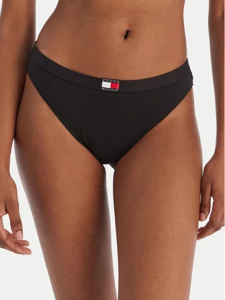 Tommy Hilfiger Fazonos bugyi szett fekete
