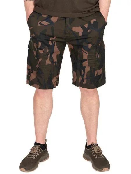 Spodenki Szorty Wędkarskie Fox Lw Camo Combat Shorts zielone
