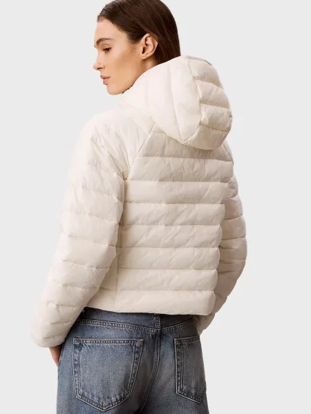 Компактна джинсова куртка Calvin Klein Jeans біла
