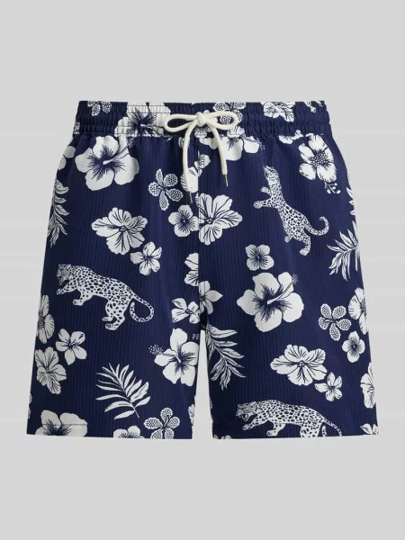 Kąpielówki Polo Ralph Lauren niebieskie