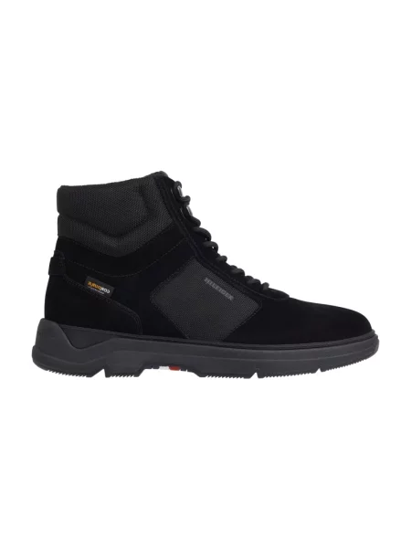 Sneakersy Tommy Hilfiger skórzane czarne