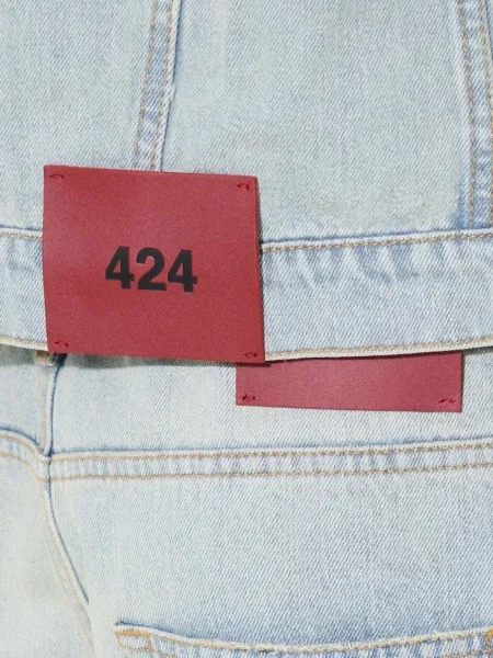 Geacă de blugi 424 plisată albastru