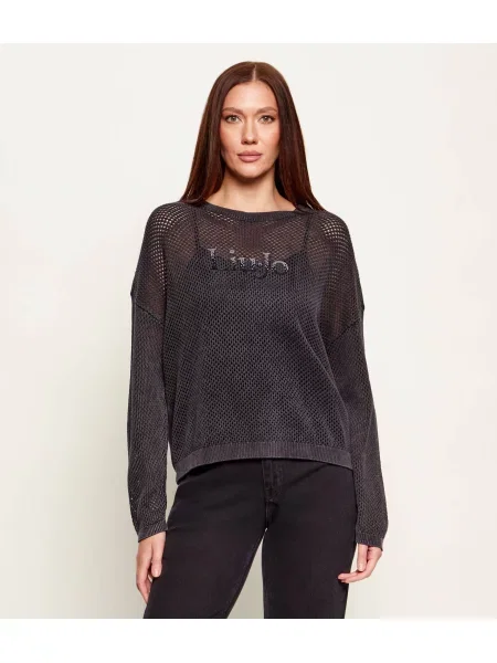 Liu Jo Sport Pulover | Relaxed fit gri