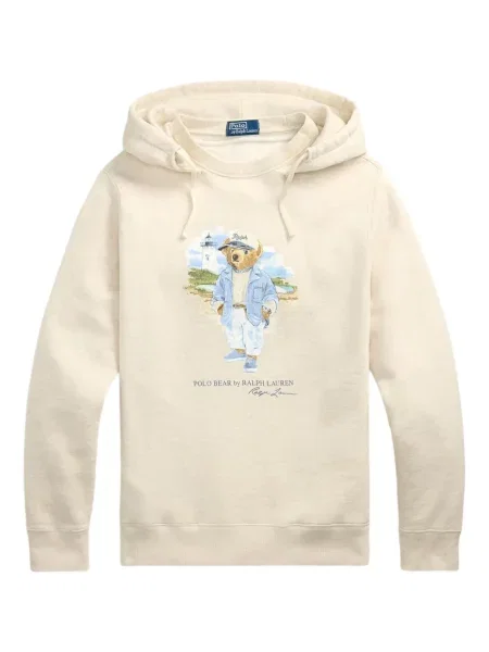 Tricou Polo Ralph Lauren din piele cu broderie în carouri maro