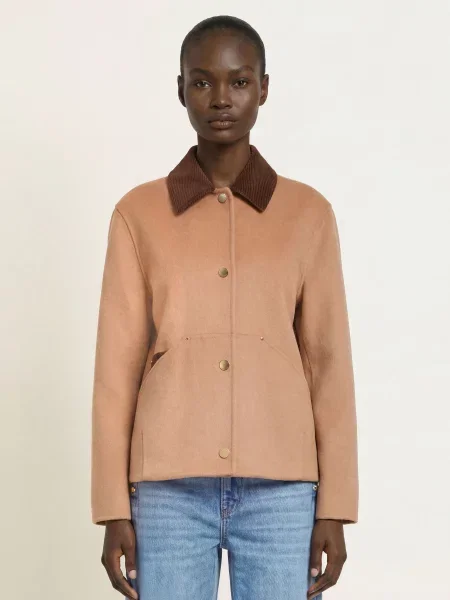 Claudie Pierlot Kurtka beige beżowa