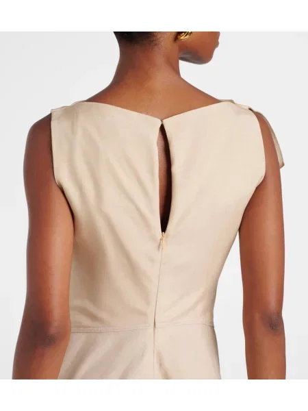 Rochie midi Victoria Beckham până la genunchi de costum roz