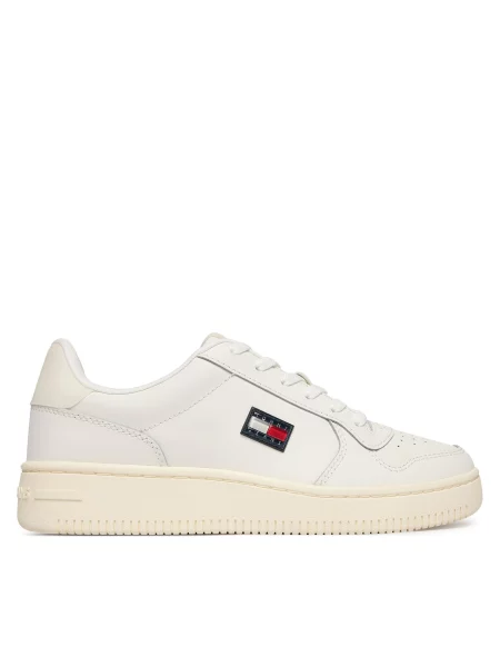 Sneakersy Tommy Jeans Tjw Basket bílá