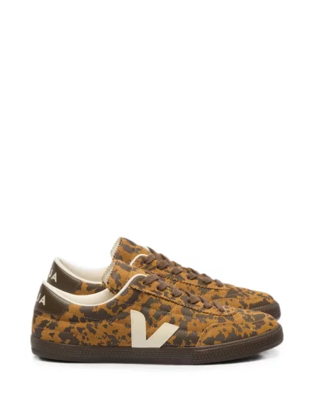 Sneakerși Veja cu imagine maro