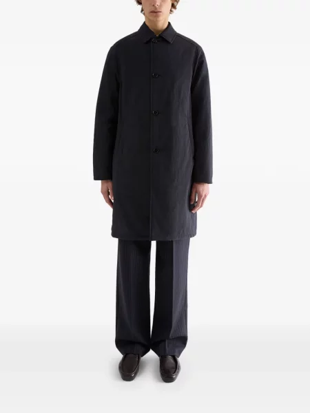 Lung palton Jil Sander albastru