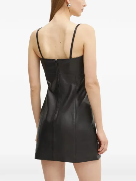 Costum de baie Michael Michael Kors cu broderie chunky cu dungi negru