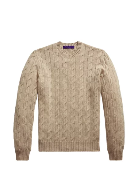 Pulover Ralph Lauren Purple Label din cașmir violet
