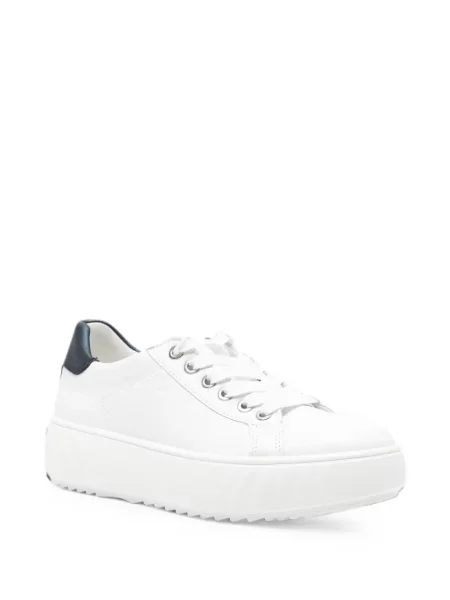 Fűzős platform talpú csipkés sneaker Ara fehér