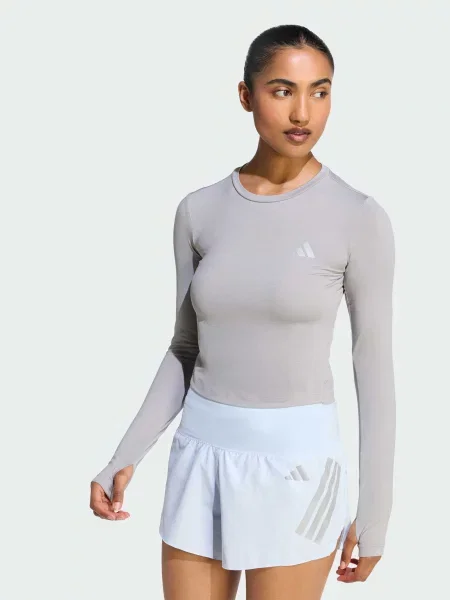 Переработанный свитер Adidas серый
