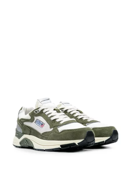 Sneakerși Autry din piele de căprioară verde