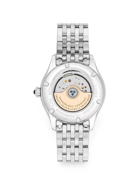 Ceas Frederique Constant cu motiv cu inimi verde