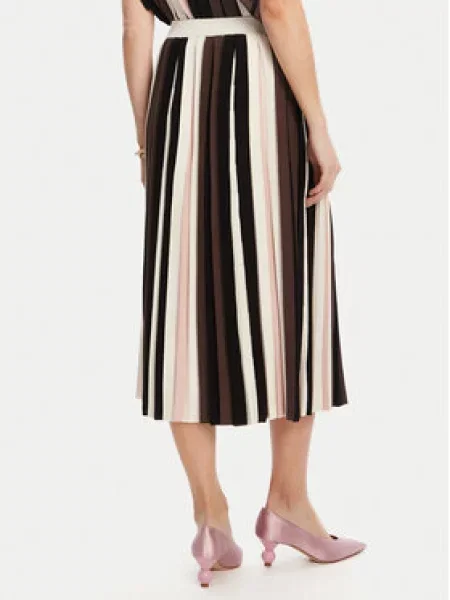 Plisovaná sukně Weekend Max Mara hnědé