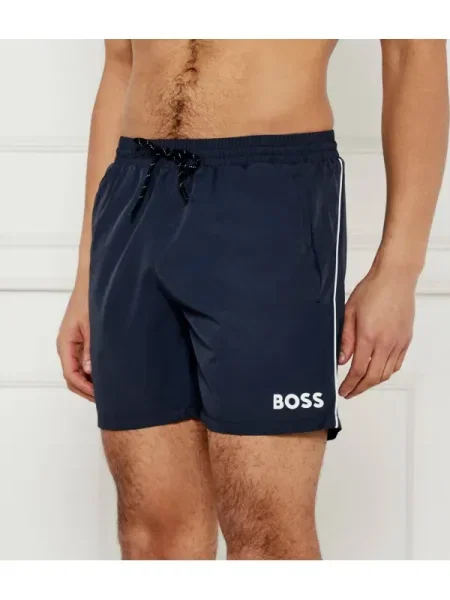 Rövid fürdőruha Boss kék
