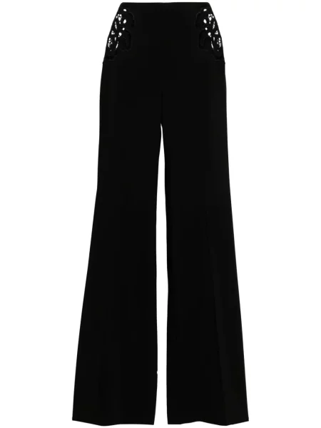 Pantaloni Stella Mccartney cu broderie negru