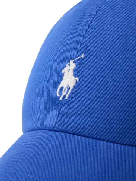 Șosete Polo Ralph Lauren cu model herringbone cu broderie plasă albastru