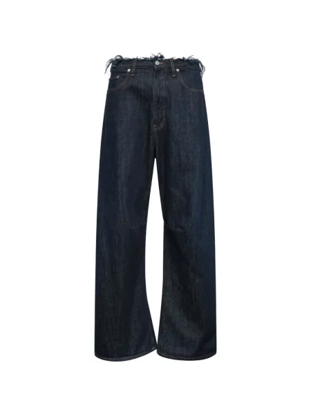 Blugi cu picior larg Mm6 Maison Margiela albastru