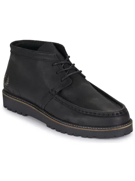 Ceruit pantofi Fred Perry din piele de căprioară negru