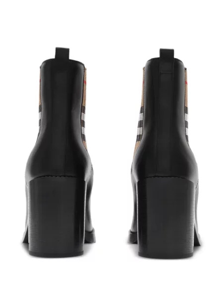 Botine Burberry din piele negru