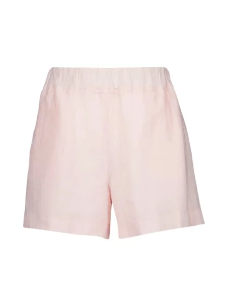 Lniane szorty 120% Lino casual różowe