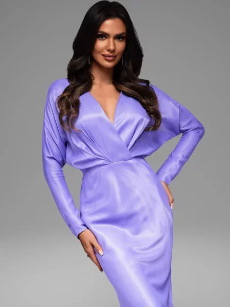 Rochie de seară Edoti violet
