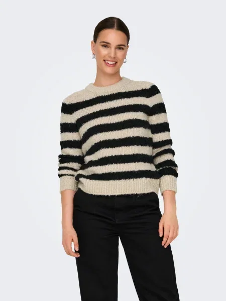 ONLY Pulover ONLJESSICA bej negru