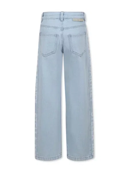 Jeansy straight leg dziecięce Stella Mccartney niebieskie