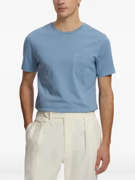 Μπλούζα Ralph Lauren Purple Label από ζέρσεϋ μπλε