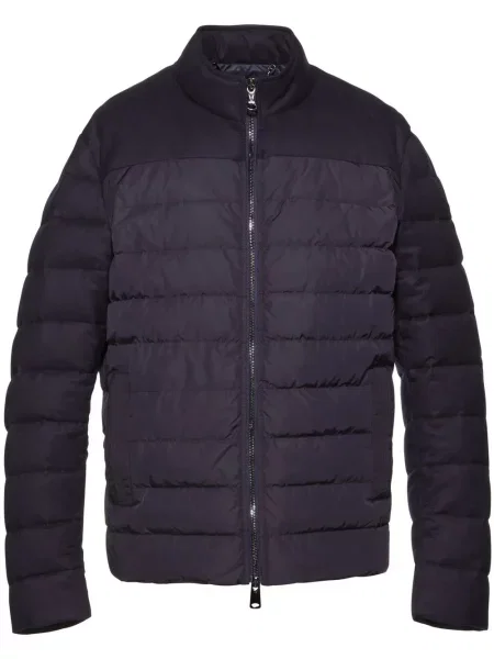 Geacă cu puf Norwegian Wool de lână albastru
