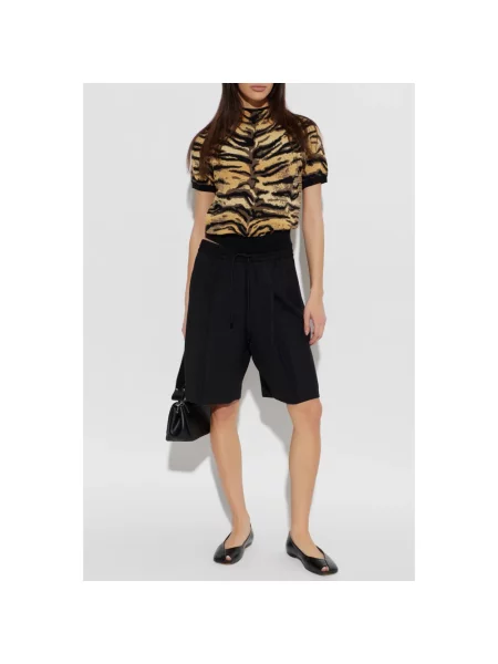Kenzo sweter z domieszką wełny brązowy
