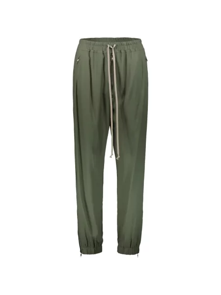 Pantaloni Rick Owens alergare cu cordon verde