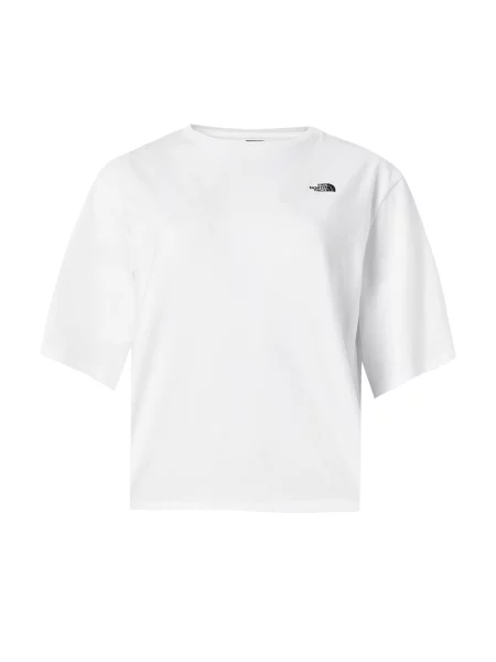 THE NORTH FACE Tricou ESSENTIAL SIMPLE DOME' alb