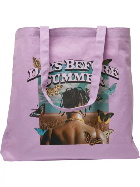 Platno shopper torbica Mister Tee črna