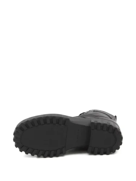 Botine Hogan cu șireturi cu platformă din dantelă negru
