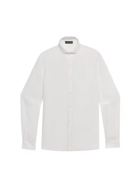 Lniana koszula Brooks Brothers biała