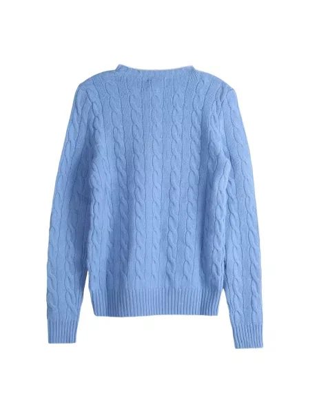 Sweter Polo Ralph Lauren z długim rękawem niebieski