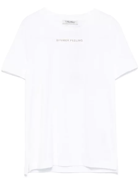 Koszulka S Max Mara biała