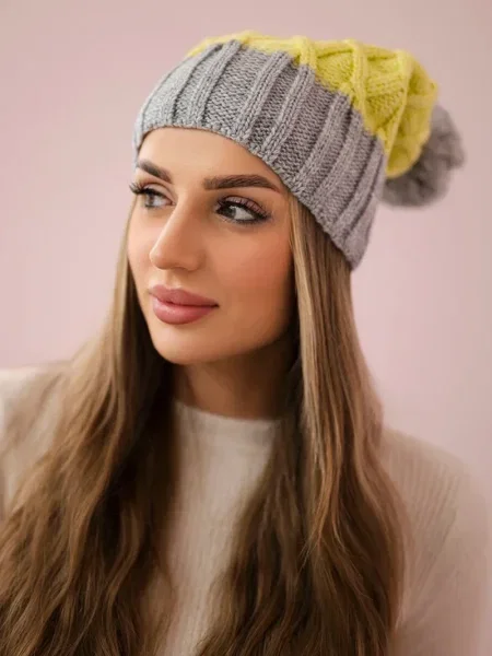 Șapcă Kesi din fleece galben