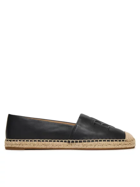 LAUREN RALPH LAUREN Espadrile Cameryn črna